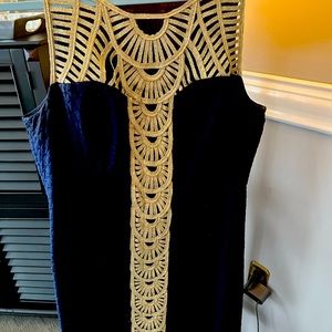 EUC Lily navy blue dress